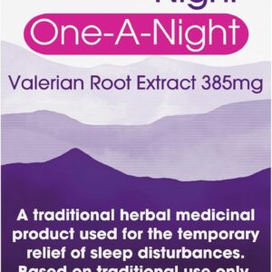 Kalms Night One-a-Night 28 Tablets - Traditional Herbal Medicinal Product Used for The Temporary Relief of Sleep disturbances. One Tablet a Night dose.